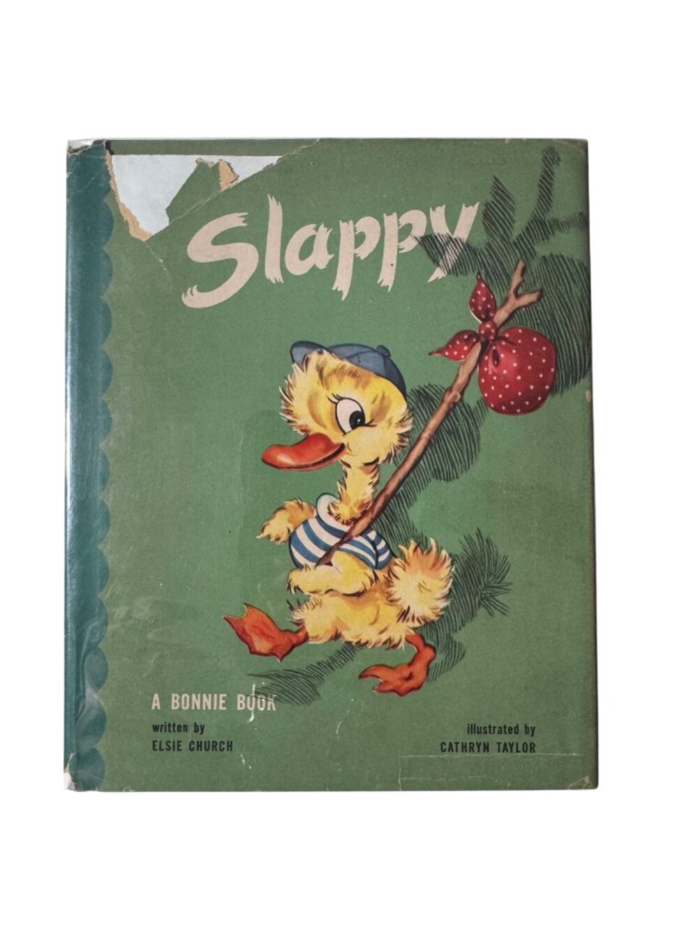 Vintage 1946 Slappy A Bonnie Book Elsie Church Illustrated Cathryn Taylor HC DJ